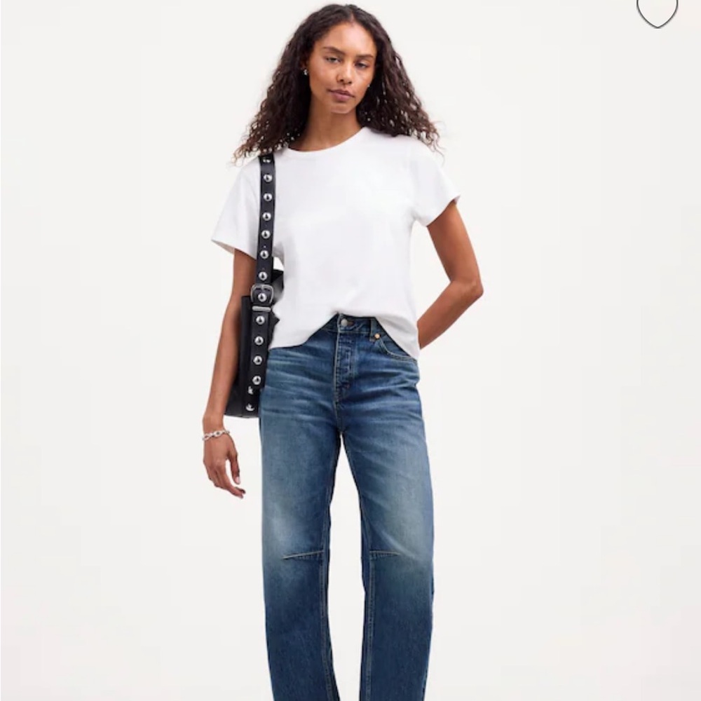 Madewell Darted Barrel Jeans NWT